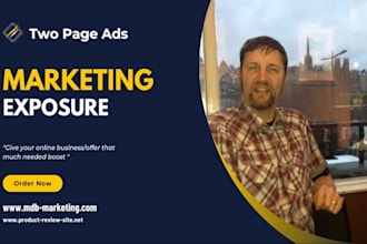 give you a page advert on two of my sites and bonus ping
