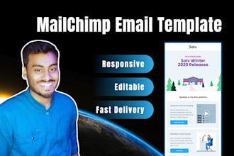 design responsive mailchimp email template