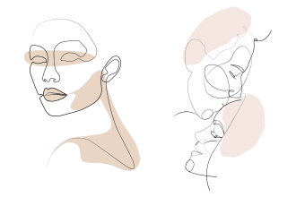 draw single line art illustration