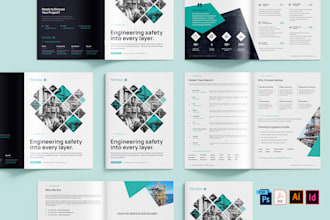 design trifold, gate fold and bifold brochures