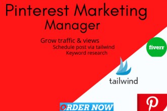 do 500 pins and 50 boards as a pinterest marketing manager