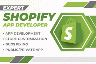 provide shopify app development and bug fixing services