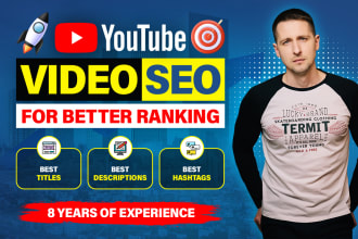 write best SEO title, description and tags for your youtube video