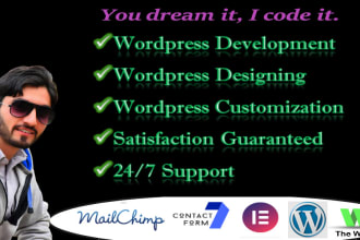develop, design elementor, elementor pro website and fix elementor errors