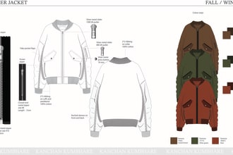 create factory support fashion tech pack designs