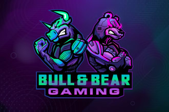 create badass gaming logo design for esports, streamers and twitch business