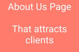 craft a captivating about us or about me page for your business