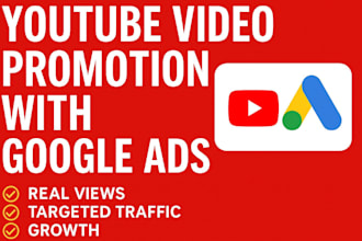 youtube video promotion with google ads for real views growth