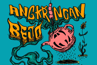 work, in the form of illustration and lettering