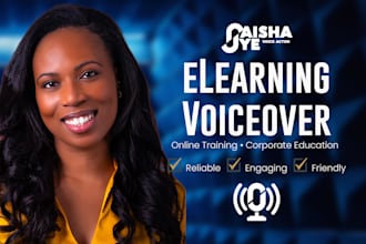 record engaging american english voiceover for elearning and training courses