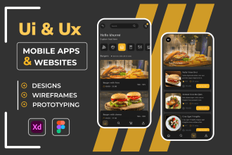 design wireframes, mobile app design, UI design