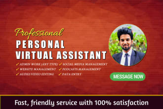 be your social media manager and personal assistant