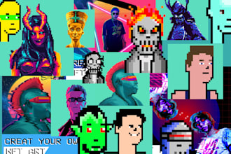 create unique nft art or crypto art