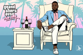 turn your photo into gta vice city art style