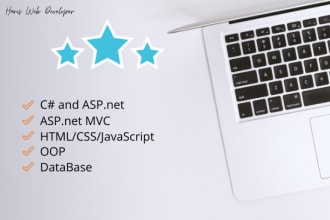develop and design your website in asp dot net