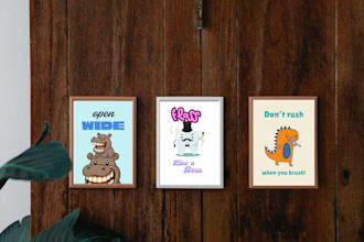 design custom digital painting,wall art for etsy or commercial purposes