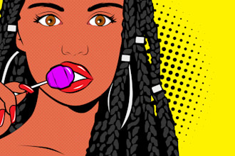 make classic retro popart in 24h