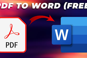convert PDF to word and word to PDF