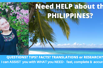 help you with facts related to the philippines