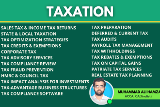 assist in tax preparation and other taxation tasks