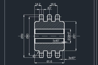 make dxf and dwg files for cnc cutting