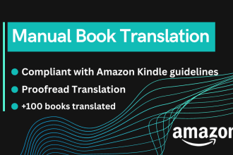 do a manual translation of your english french book content
