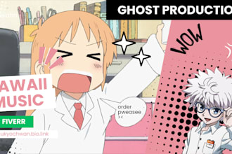 make kawaii or emotional edm music for you