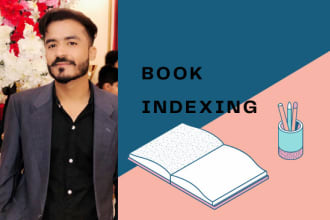 create professional back of book index of your book urgently