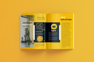 do outstanding business company profile, annual report, proposal design
