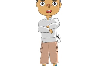 draw cartoon or children book illustration