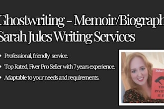 write your memoir or biography
