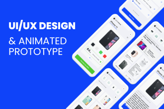 design UI UX and animated prototype for your app