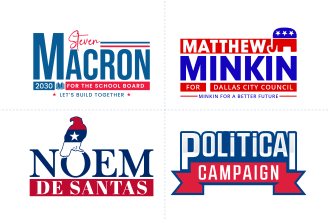 design unique political campaign logo