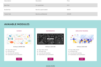 develop well managed e learning platform
