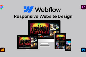 fix webflow website design, edit webflow template, and convert figma to webflow