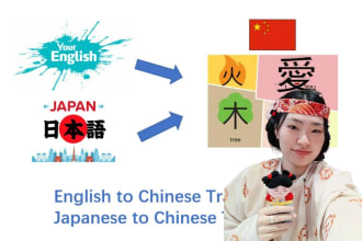 translate english or japanese into chinese and vice versa