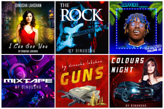design stylish album, podcast, mixtape, single, cd covers