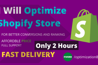 do shopify speed optimization and page speed optimization