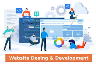 do build attractive professional full website creation