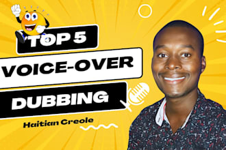 record the perfect haitian creole voice over
