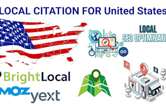 do manually top 300 brightlocal citations for SEO business