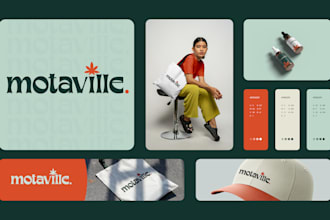 create a modern and timeless logo for your brand or business