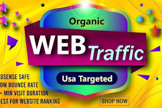 drive keyword targeted USA web traffic to grow your business