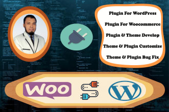 build or modify wordpress and woocommerce plugin with code