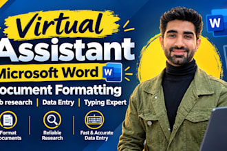 be your data entry web research ms word document formatting expert