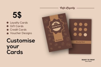 design voucher, gift card, coupon and loyalty card