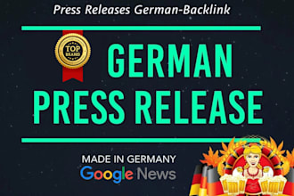 distribute press release on german top news sites