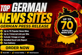 distribute press release on german top news sites
