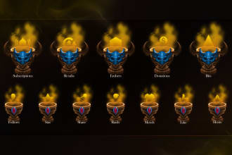 create custom design alert animation for kick,twitch,youtube,fb,