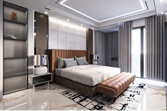 provide photorealistic 3d interior renders